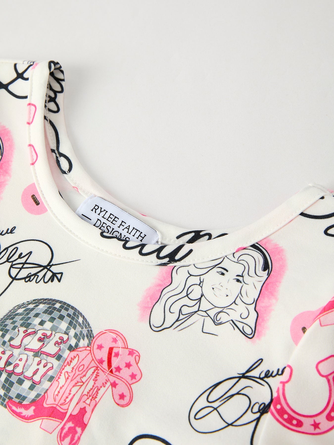 Christmas Holiday Cheer: Christmas Lights and Candy Print Girls Dress