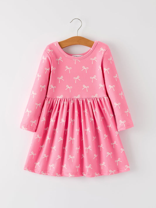 Bow Girls Dress: Festive and Adorable Design