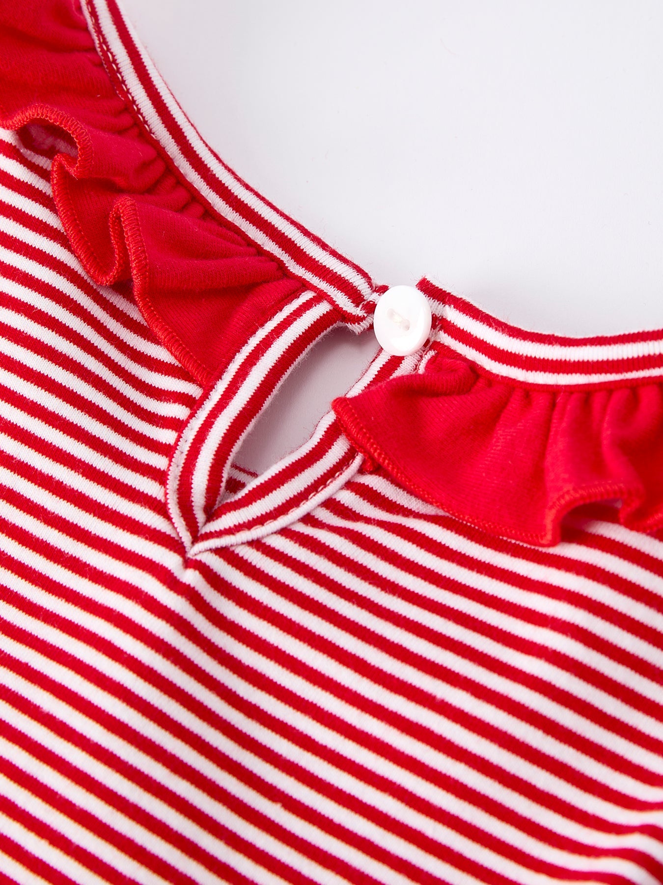 PREORDER Holiday Girls Dress with Embroidered Christmas Lights and Red Bow Details