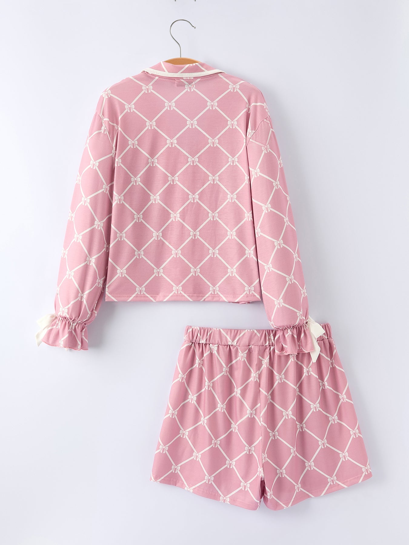 Bow Lapel Pajamas- mommy and me matching