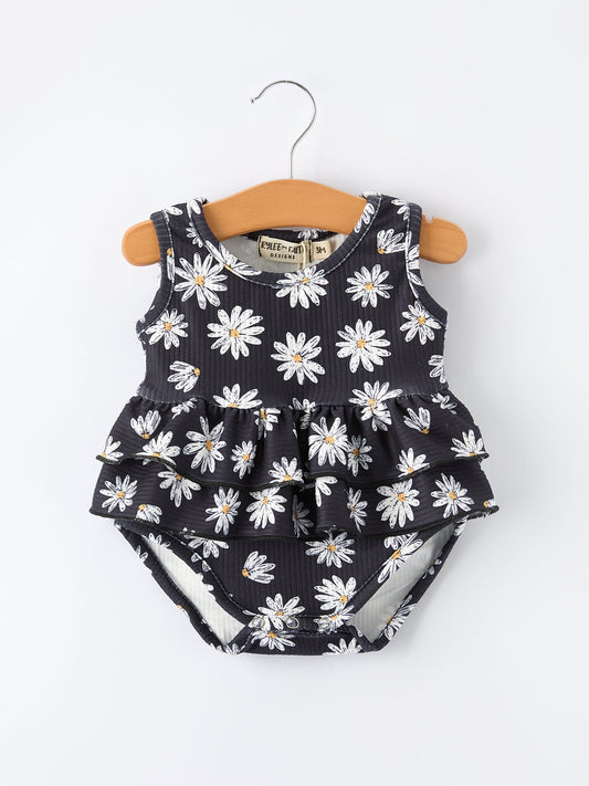 Baby Girls' Spring Daisy Romper