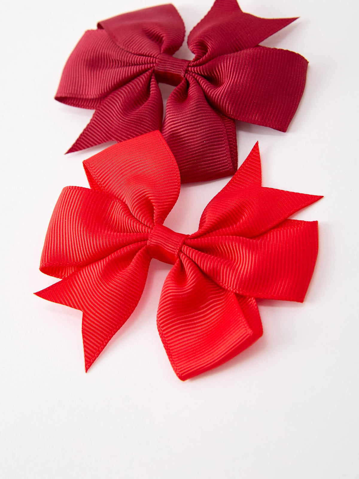 Fall Bow Hair Clip Set