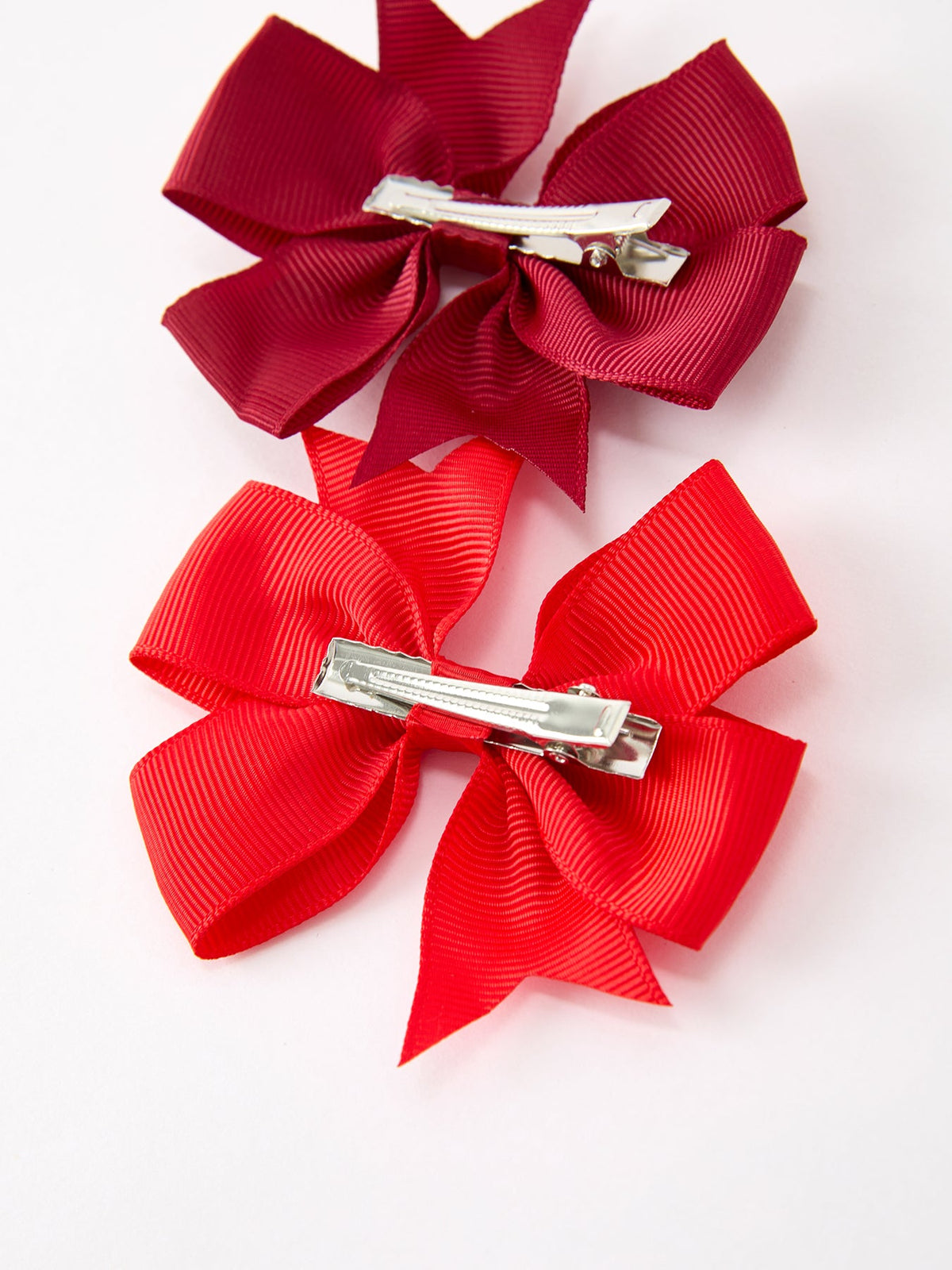 Fall Bow Hair Clip Set