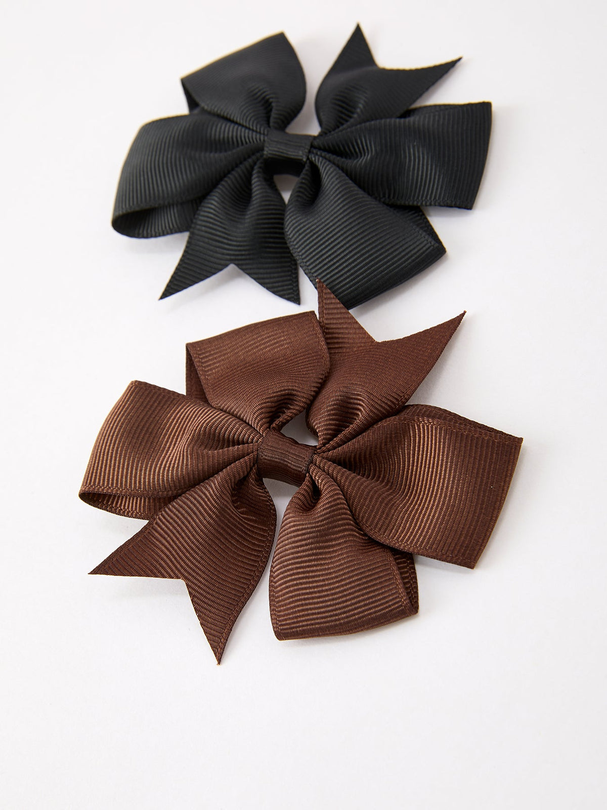 Fall Bow Hair Clip Set