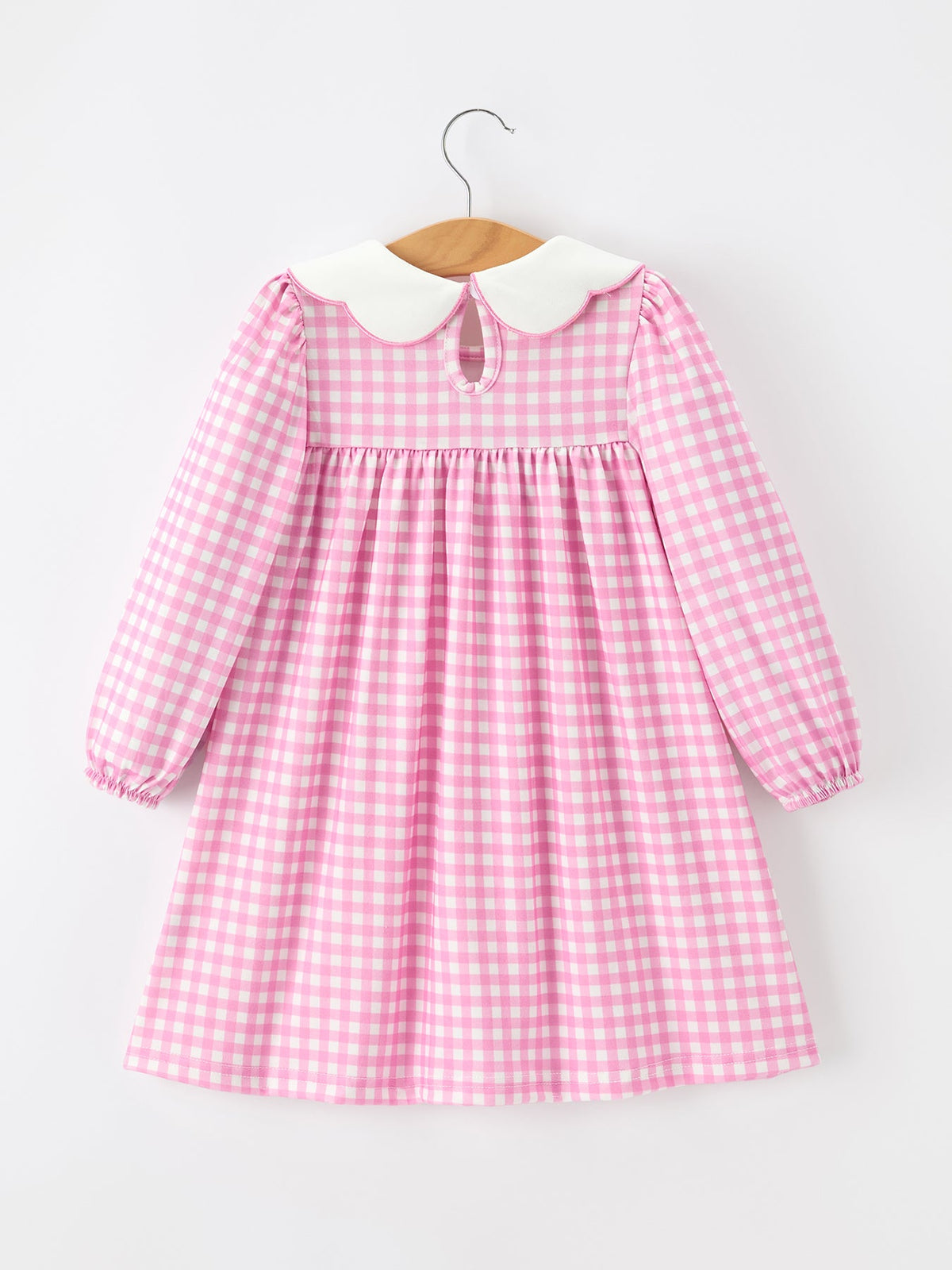 Thanksgiving Halloween Pumpkin Embroidery Girls Dress