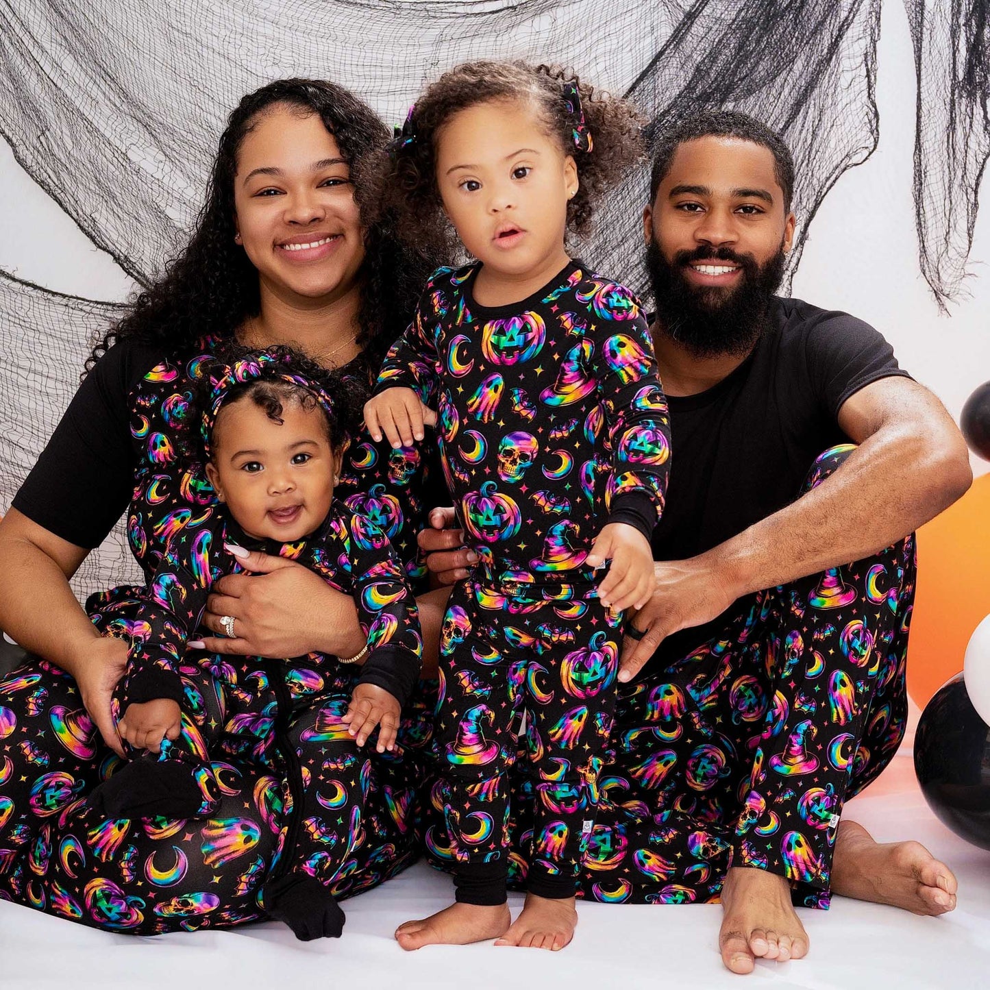 Halloween | Rainbow Haunts | Bamboo Two-Piece Pajamas