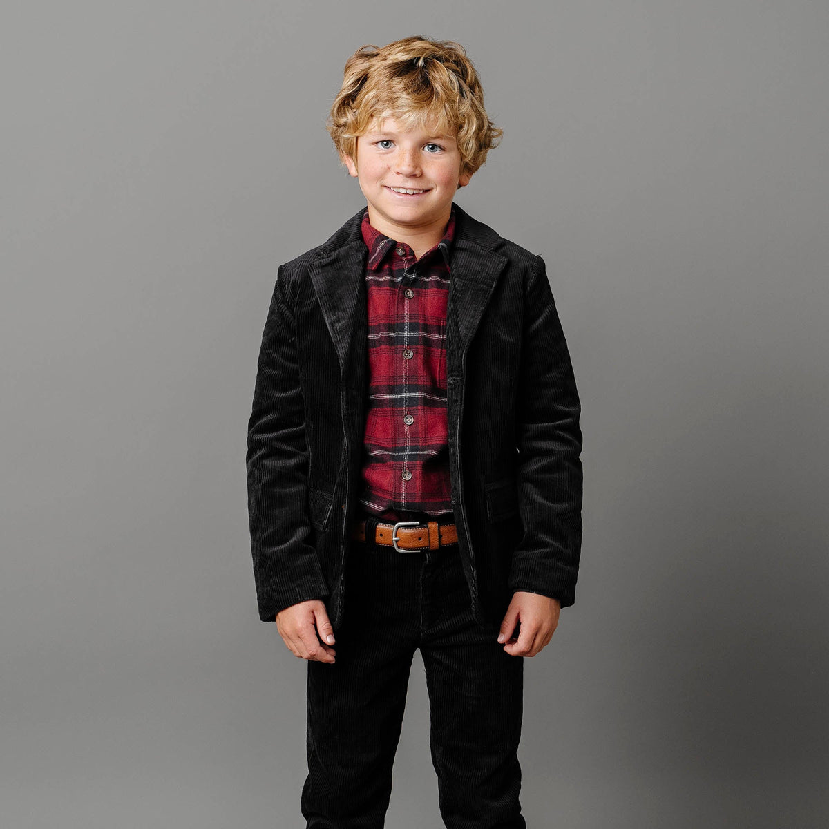 Organic Corduroy Blazer with Elbow Patches