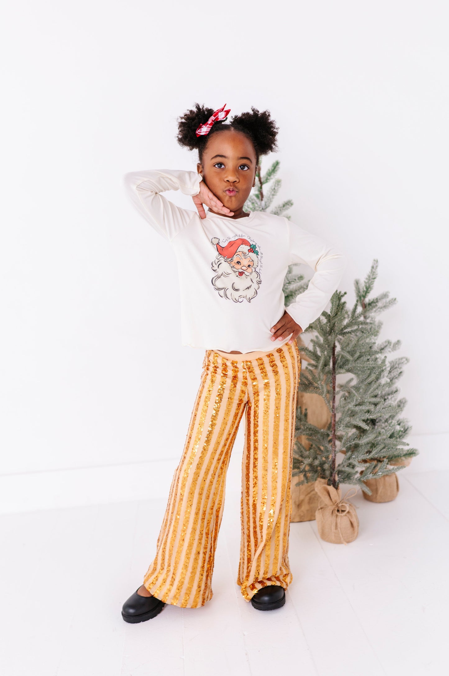 Jolly Santa | Bamboo Long Sleeve Shirt