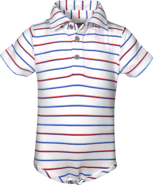 Cass Infant Boys' Polo Onesie