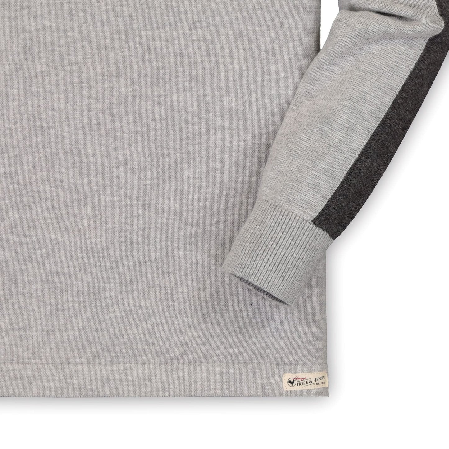 Long Sleeve Organic Sweater Polo