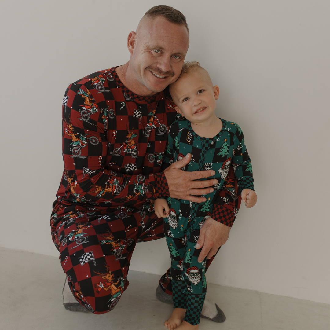 Rudolph The Red Nose Racer Unisex Adult Pajamas *PREORDER - SHIPPING OUT BETWEEN NOV 24 - DEC 6*
