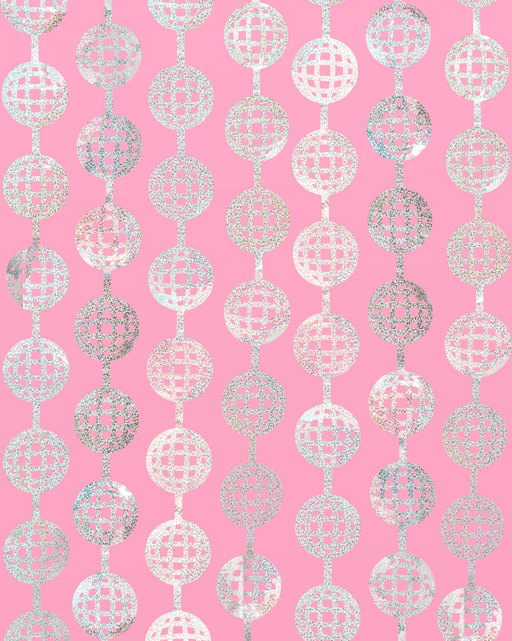 It's Disco, Baby! Curtain - iridescent foil curtain