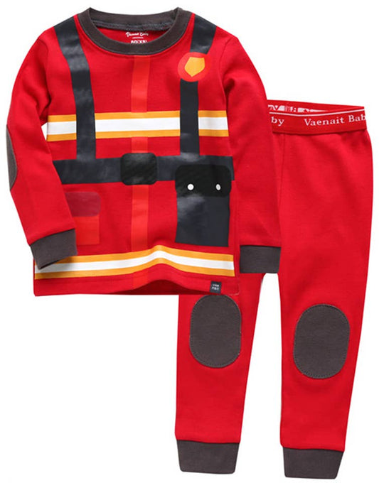 Firefighter Long Sleeve PJs