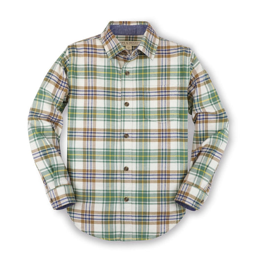 Brushed Flannel Button Down Shirt