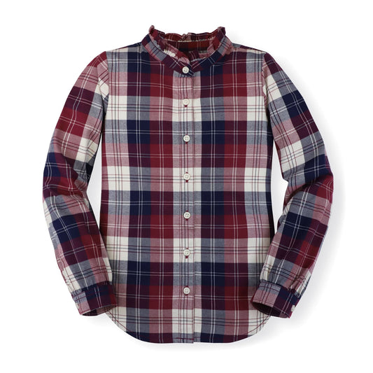 Ruffle Collar Shirt - Made with Organic Cotton - Baby