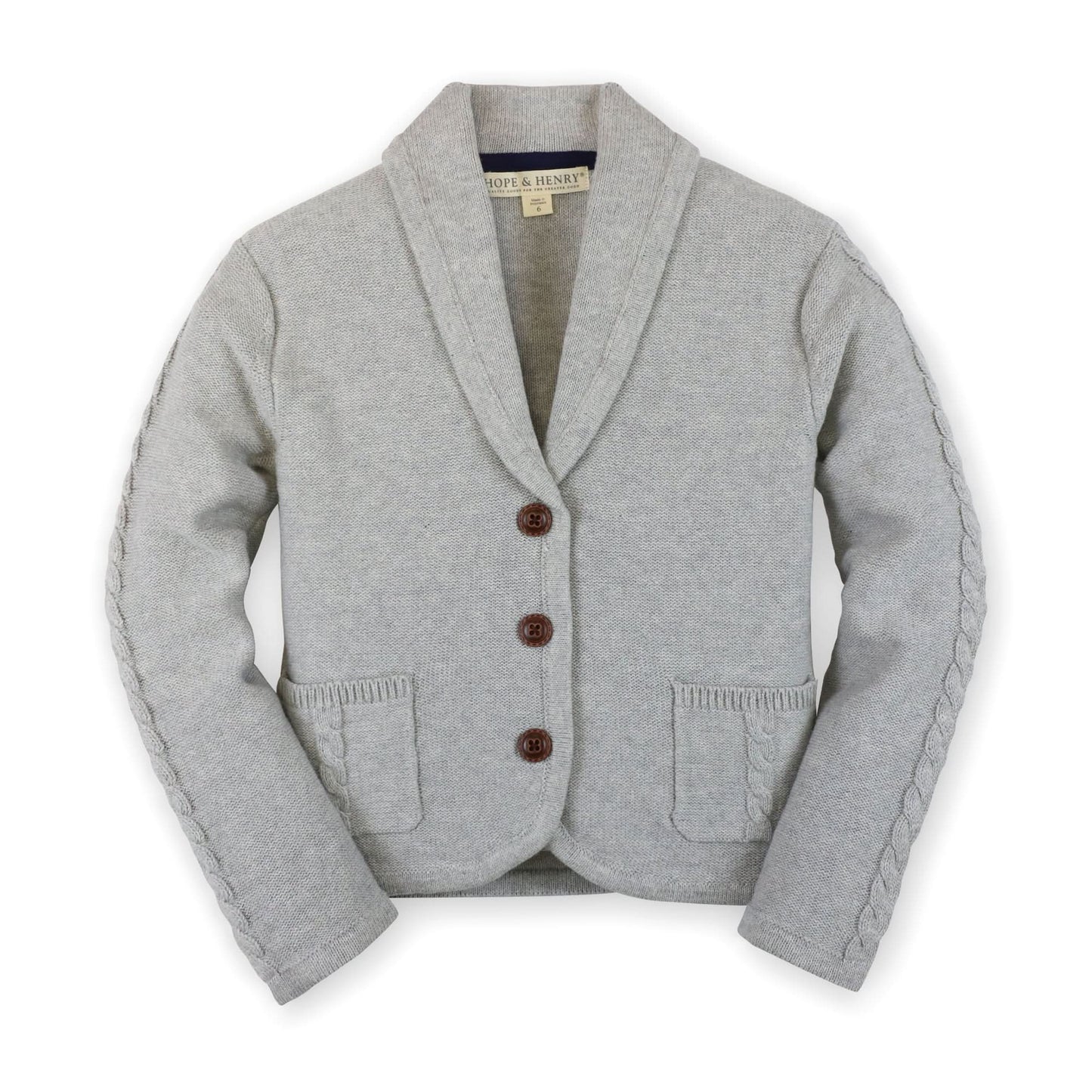 Cable Sweater Blazer