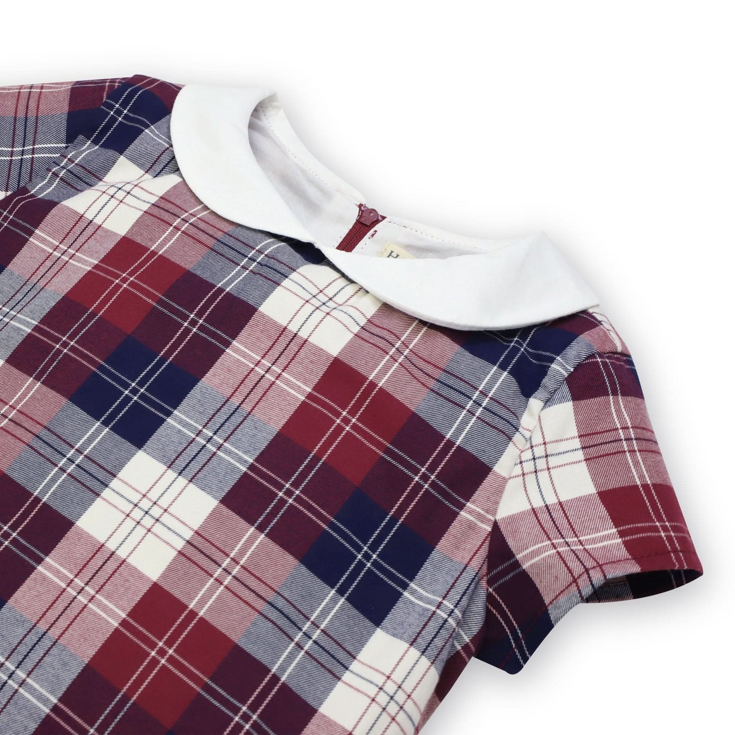 Organic Peter Pan Collar Pleated Dress - Baby