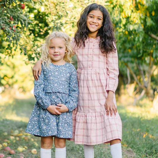Tiered Ruffle Neck Dress - Made with Organic Cotton - Baby