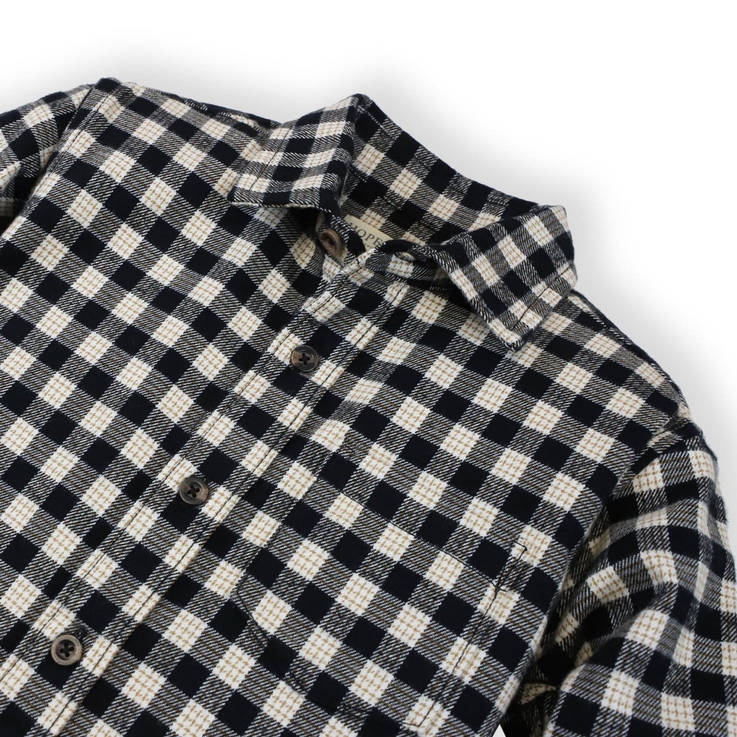 Flannel Shirt with Elbow Patches