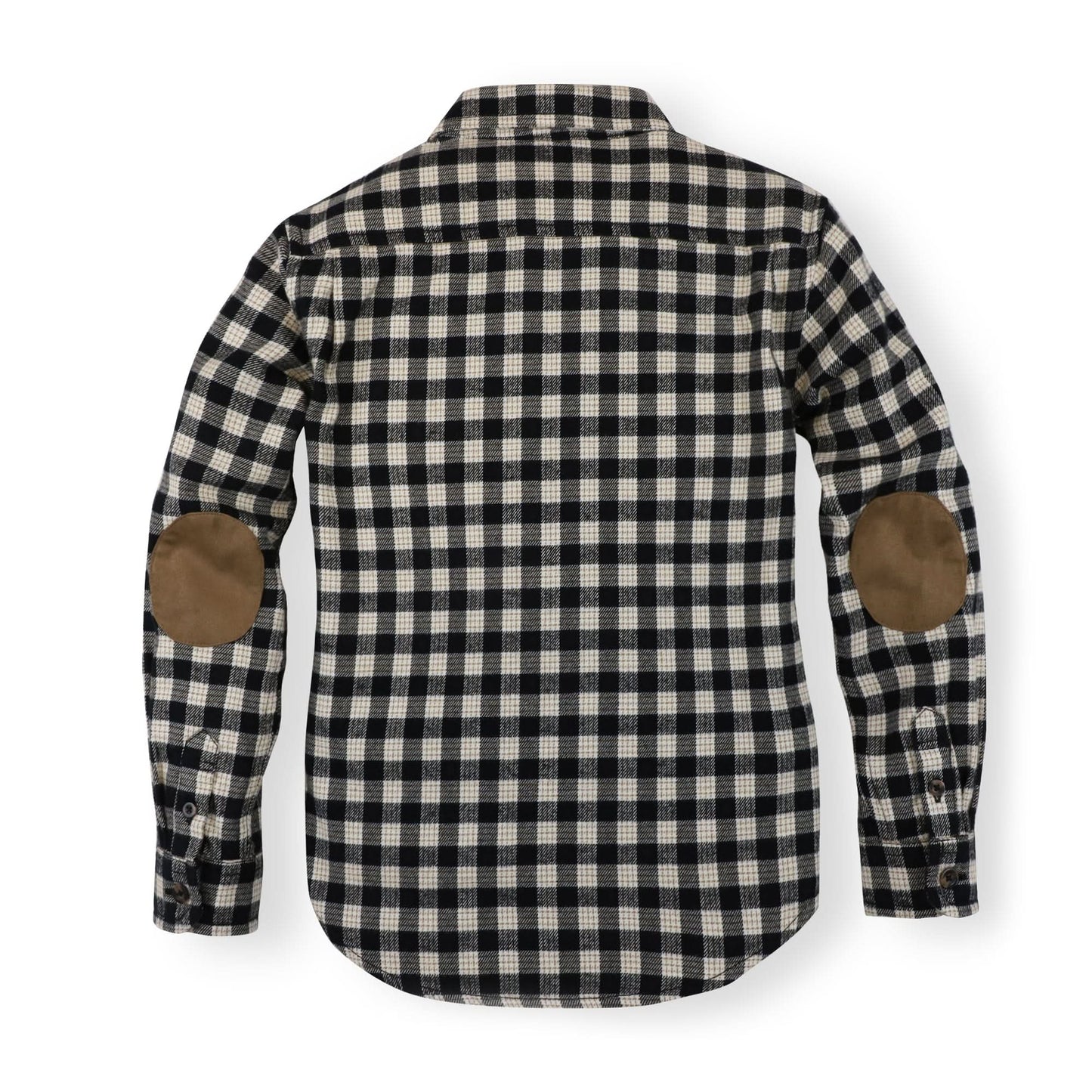 Flannel Shirt with Elbow Patches
