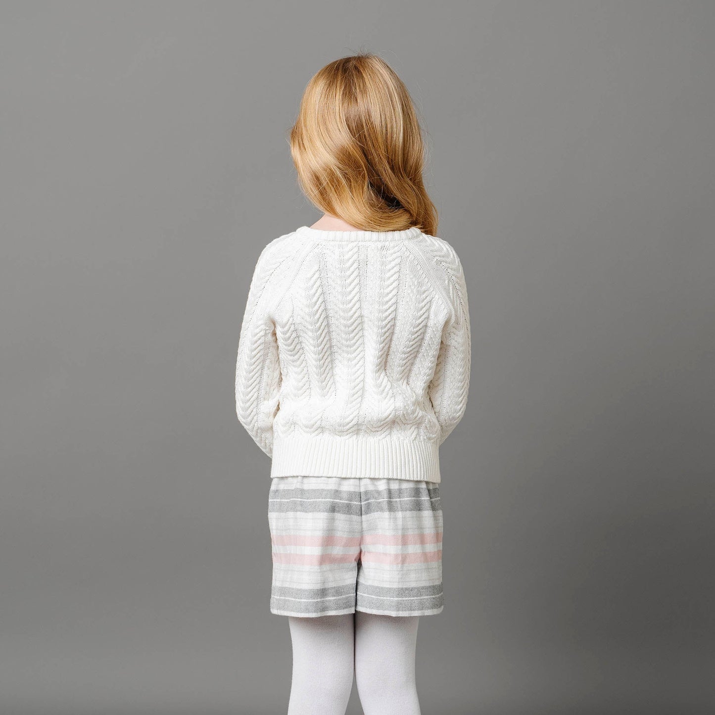 Pleated Organic Flannel Short