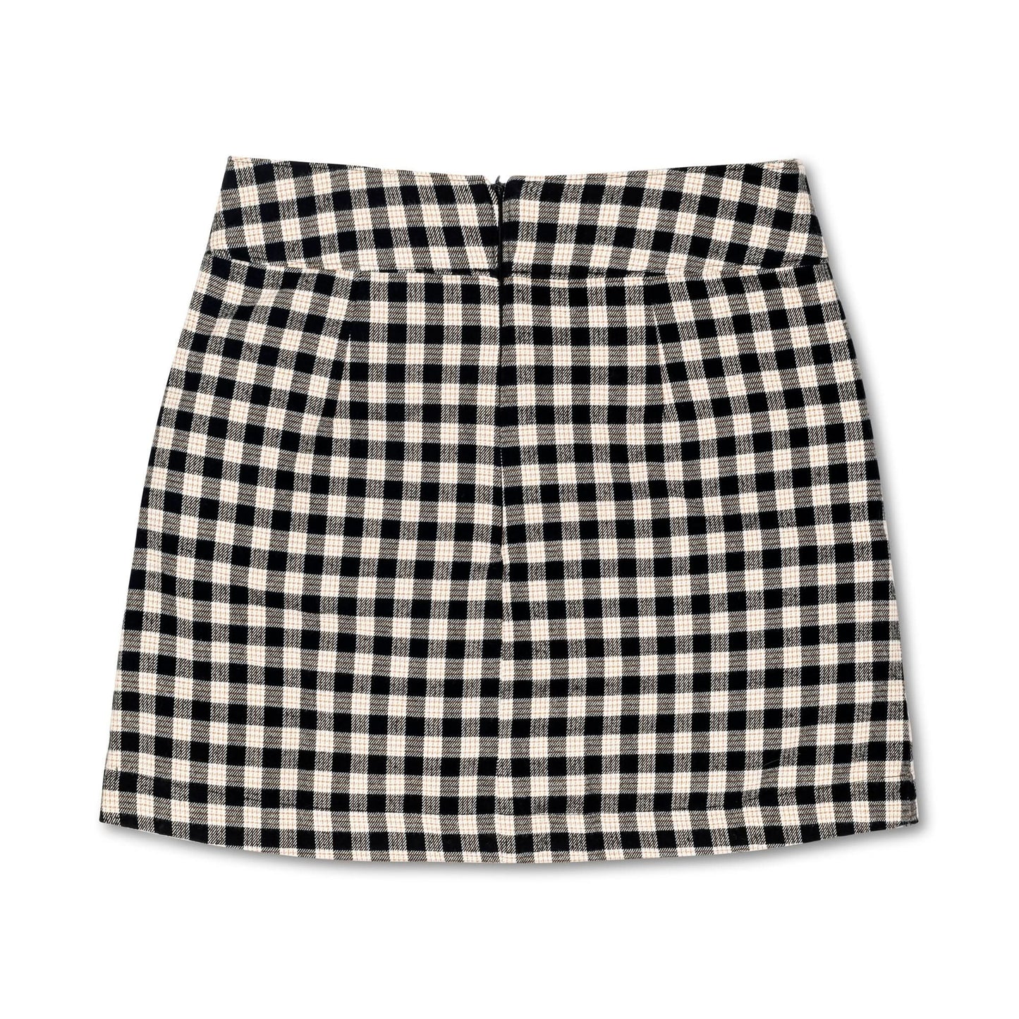 Flannel Mini Skirt
