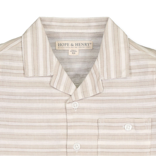 Linen Short Sleeve Camp Shirt