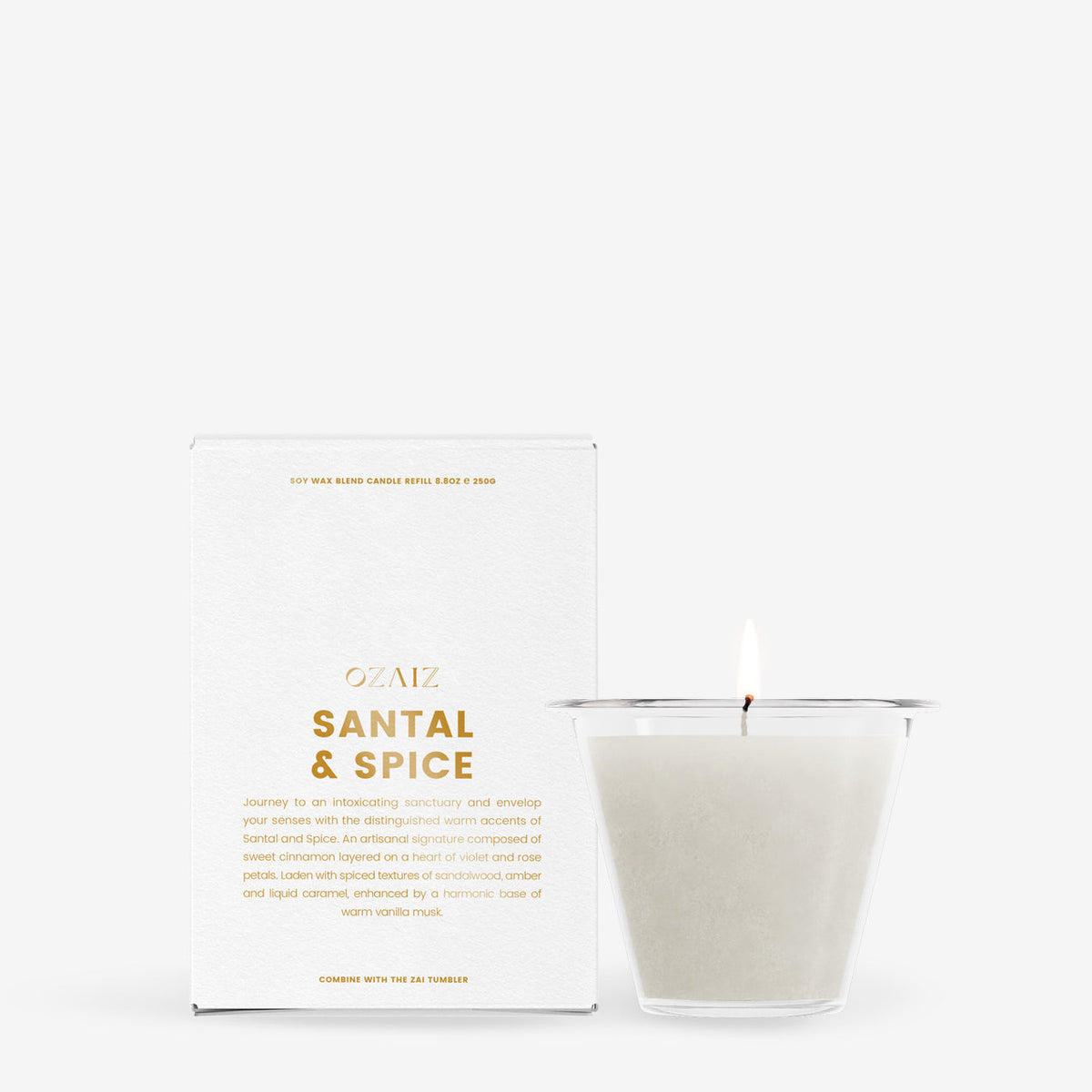 ZAI Candle  in Santal & Spice
