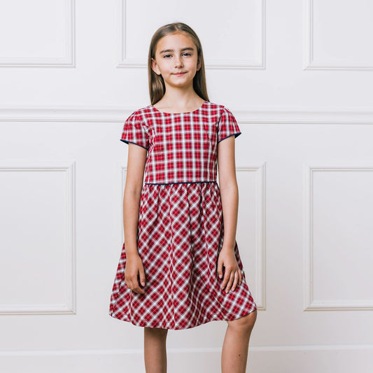 Short Sleeve Organic Schoolgirl Dress