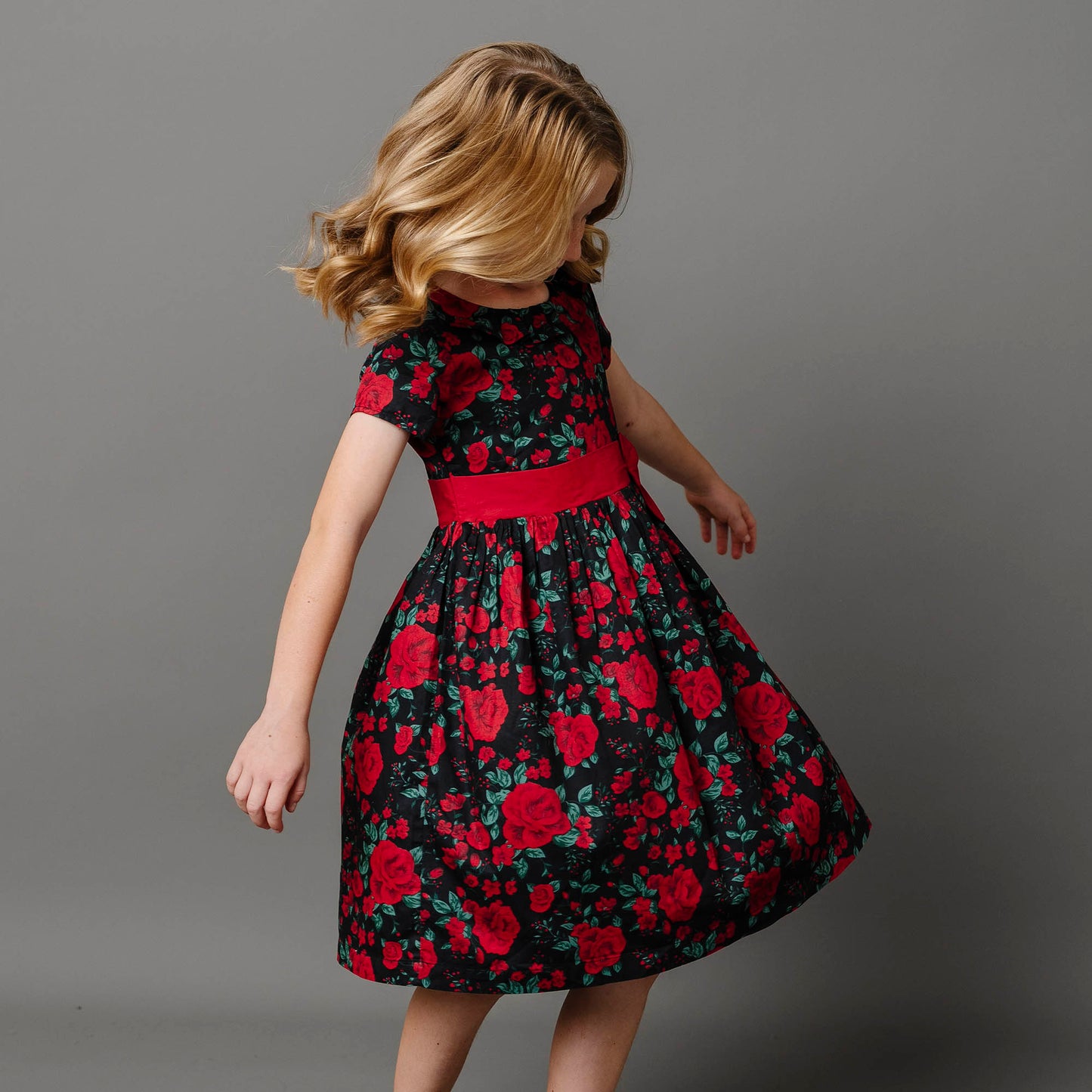 Ruffle Collar Party Dress