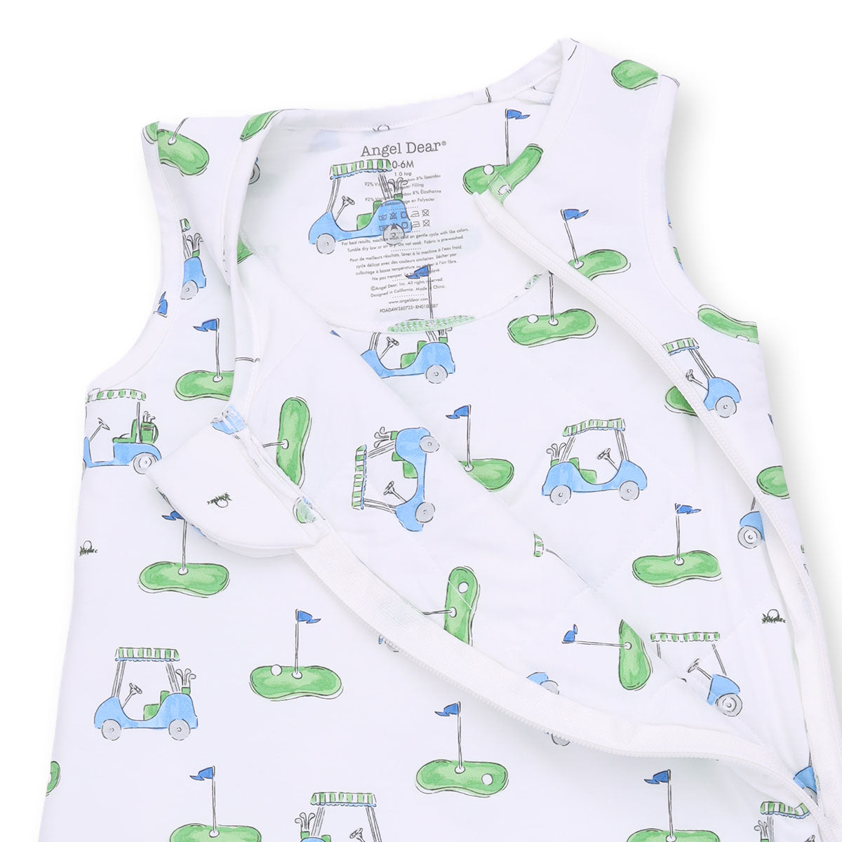 Golf Carts Blue - Sleep Bag