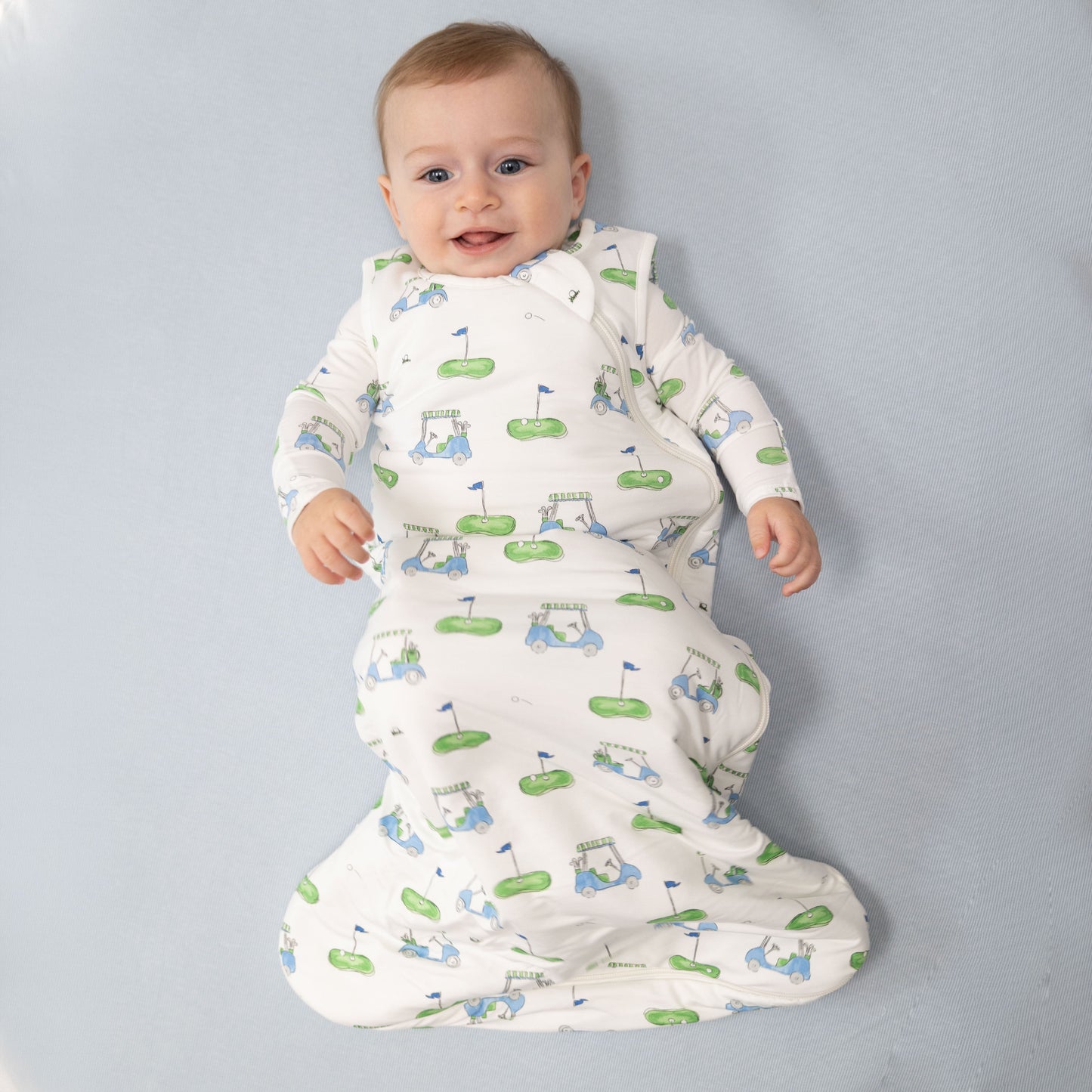 Golf Carts Blue - Sleep Bag