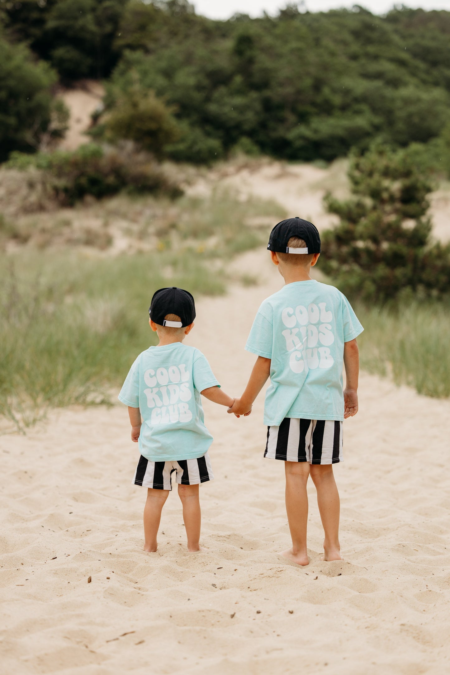 COOL KIDS CLUB • MINT ACID WASH TEE