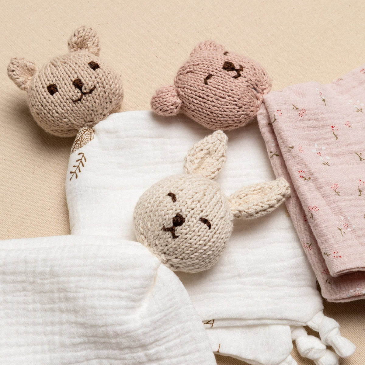 Baby Comforter Hand-Knitted
