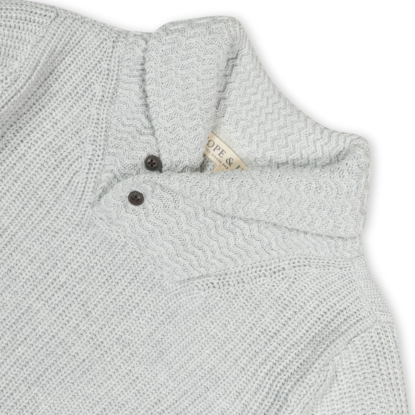 Organic Shawl Collar Sweater