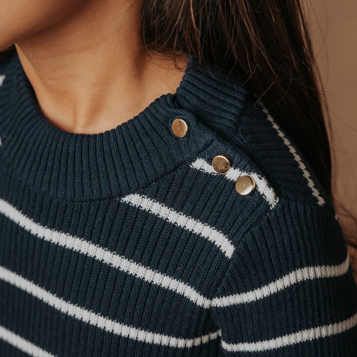 Organic Mock Neck Sweater