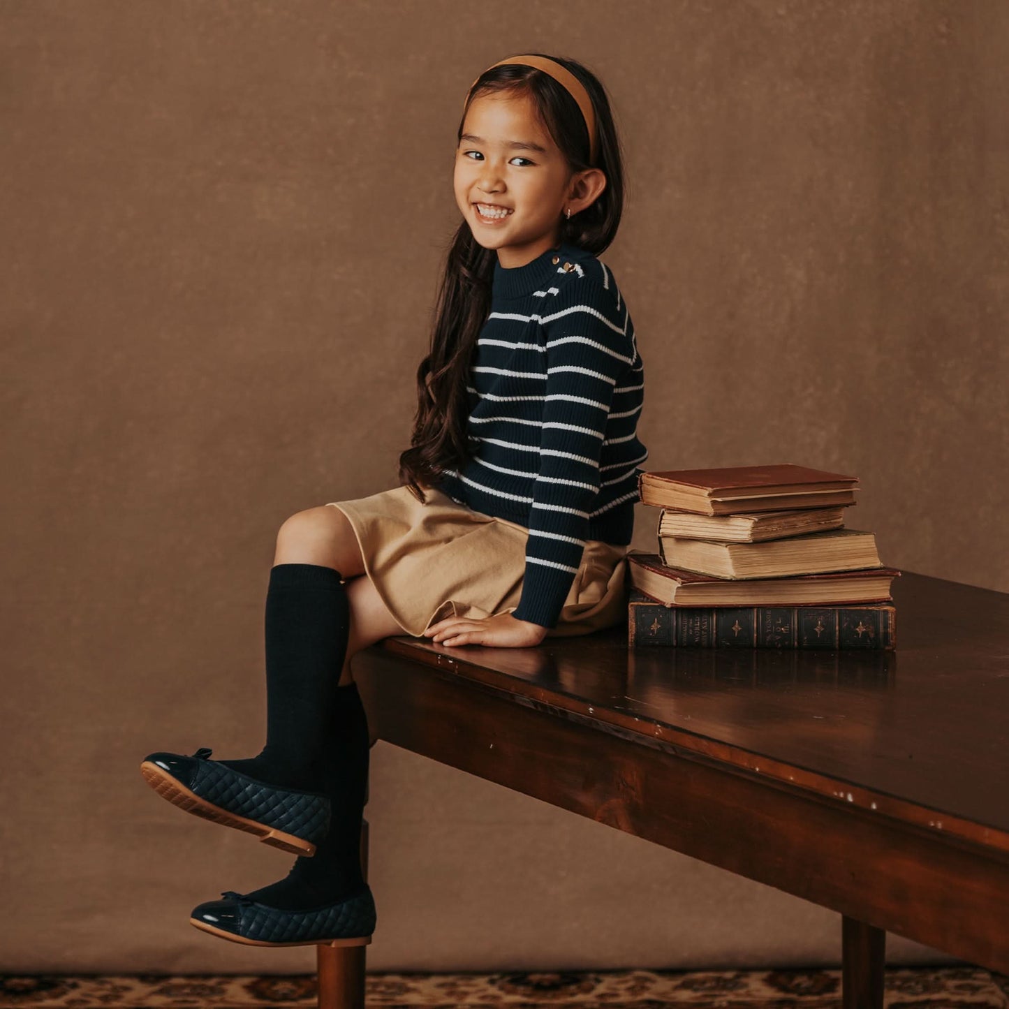 Organic Mock Neck Sweater