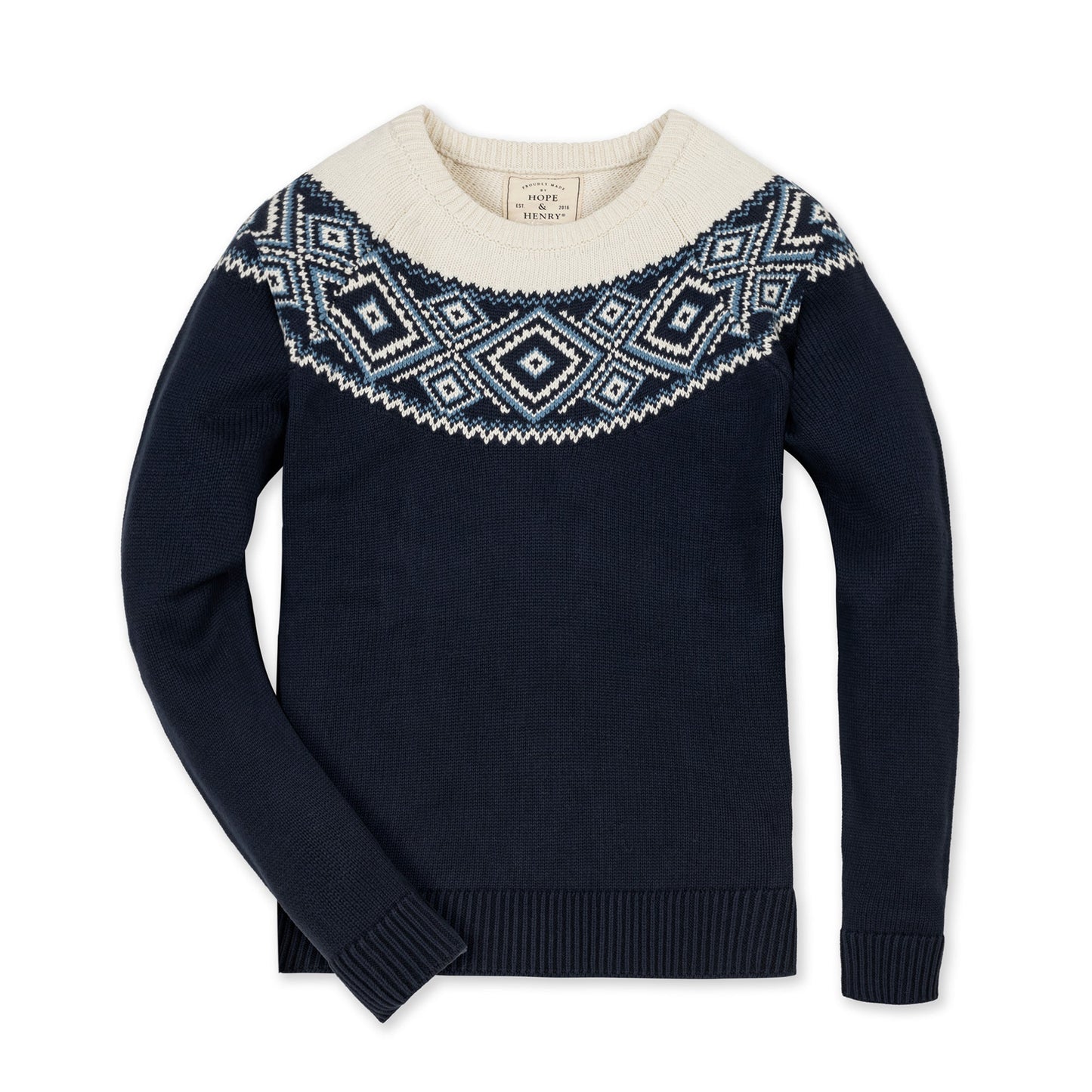 Fair Isle Raglan Sweater