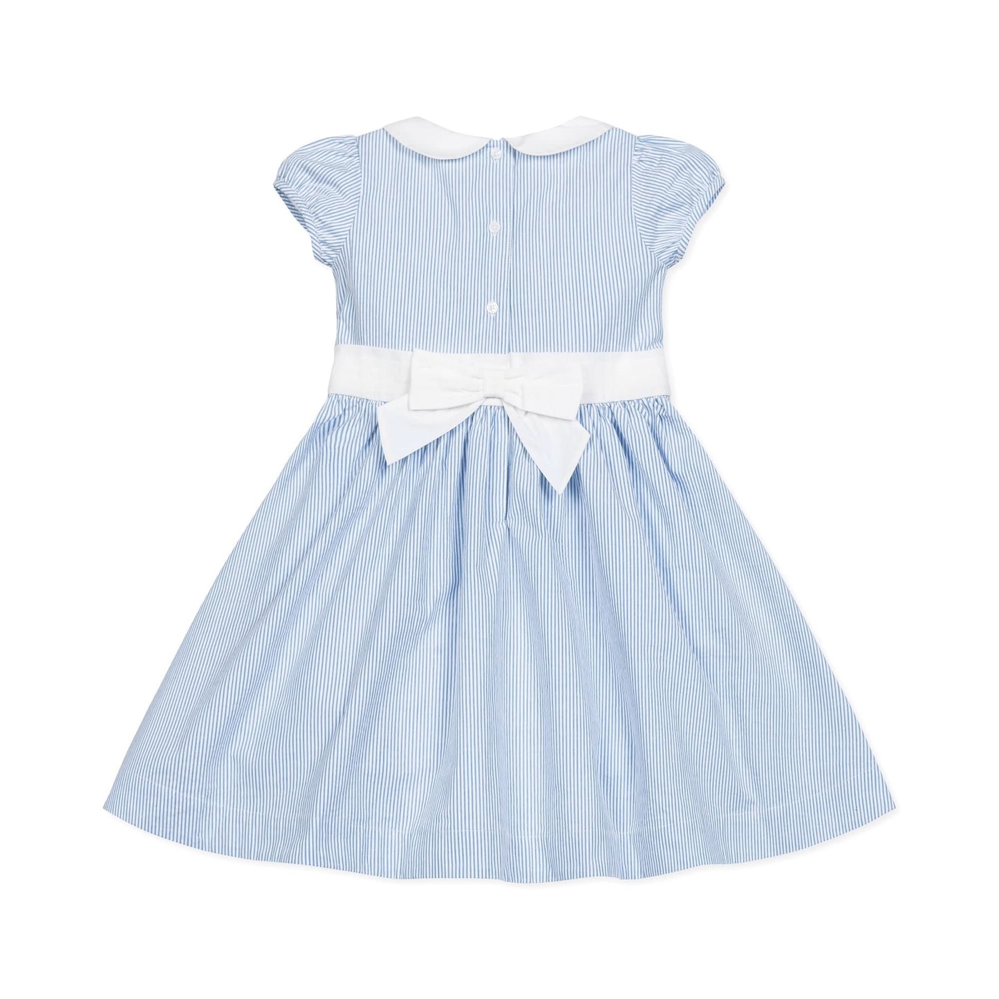 Organic Seersucker Peter Pan Collar Dress