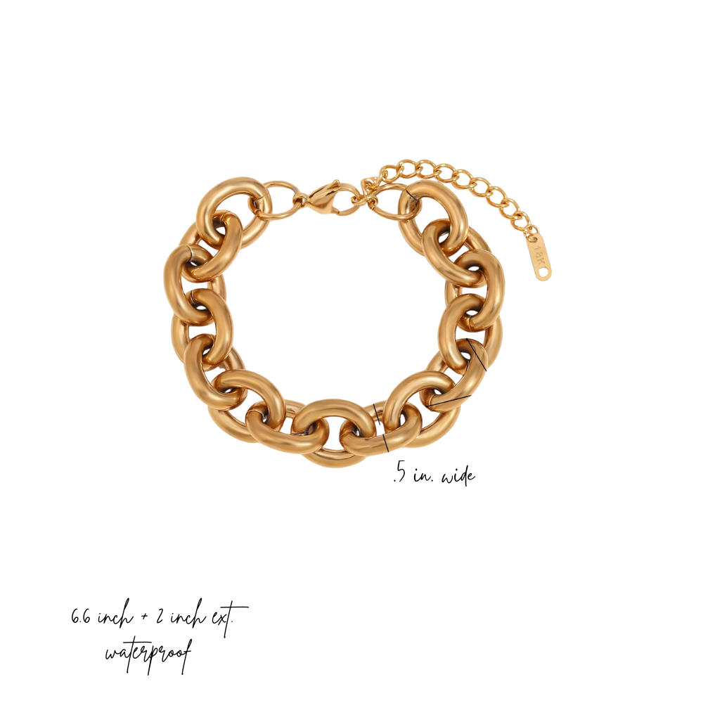 Bold Link Chain Bracelet