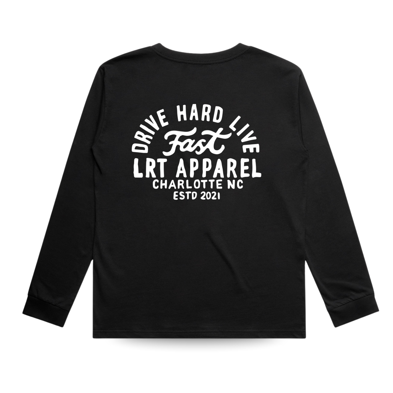 THE APEX LONG SLEEVE TEE - SOLID BLACK