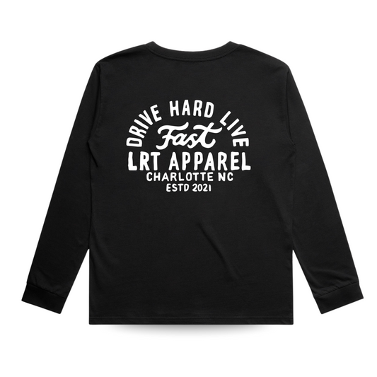 THE APEX LONG SLEEVE TEE - SOLID BLACK