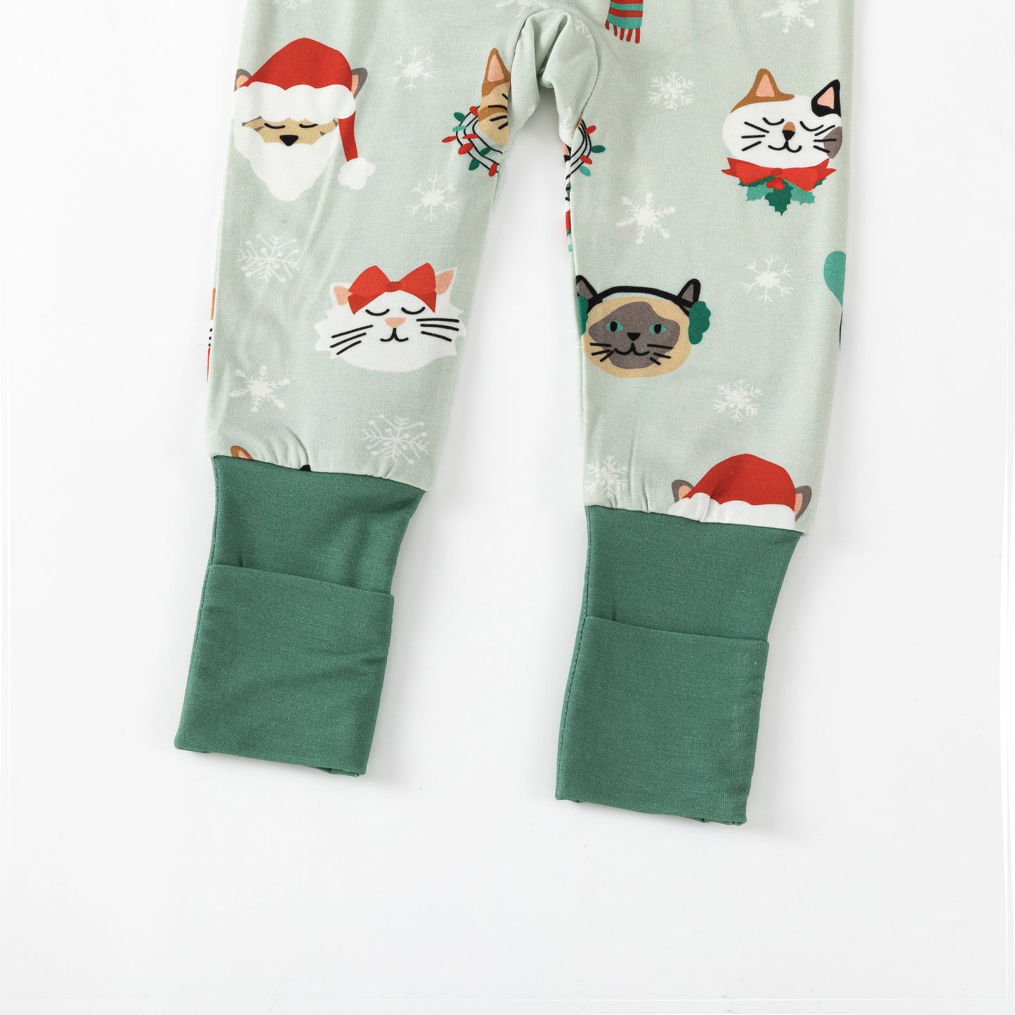 Purr The Halls (Convertible Zip Footies)