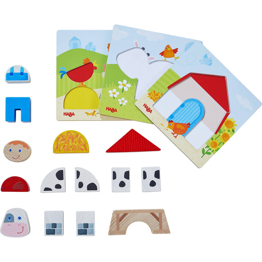 On the Farm Arranging Game - Educational Puzzle Toy