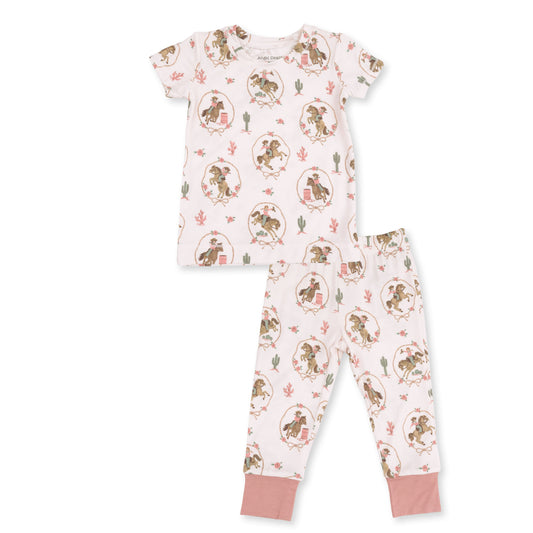 Cowgirl Cameos - Short Sleeve Loungewear Set