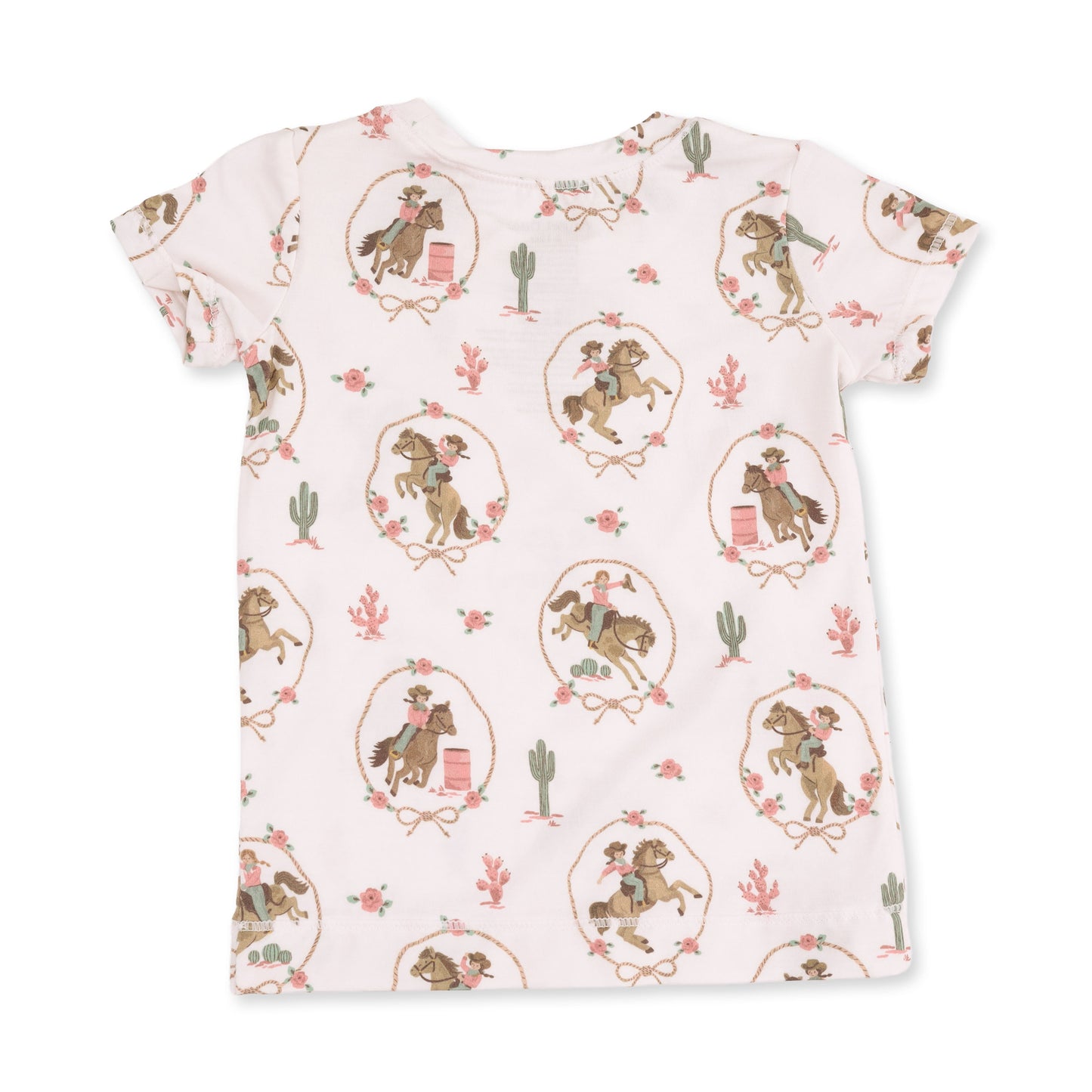 Cowgirl Cameos - Short Sleeve Loungewear Set