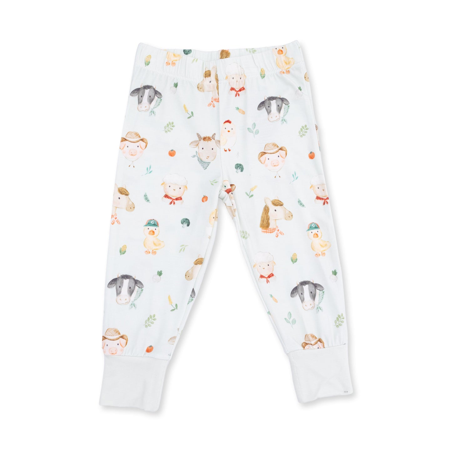 Baby Farm Faces - Short Sleeve Loungewear Set