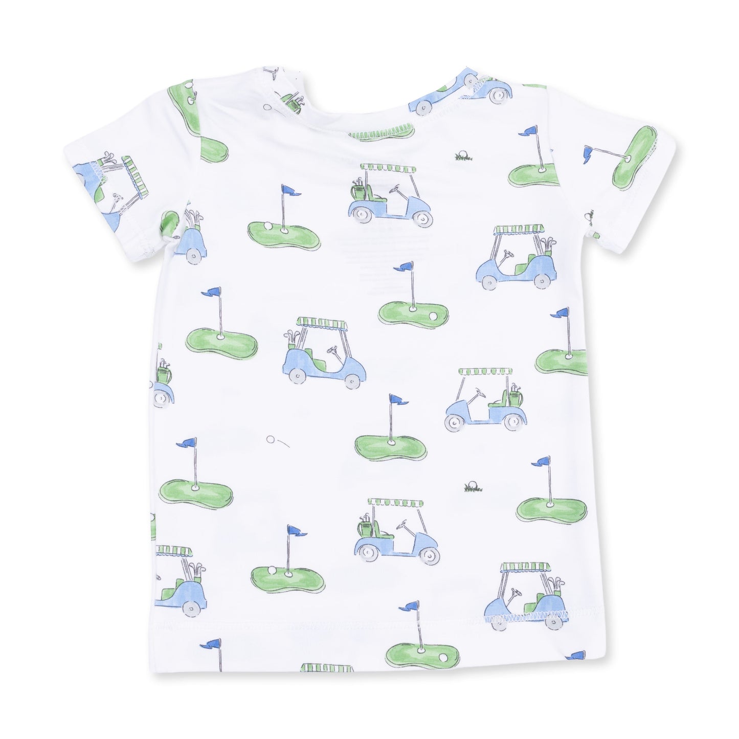 Golf Carts Blue - Short Sleeve Loungewear Set