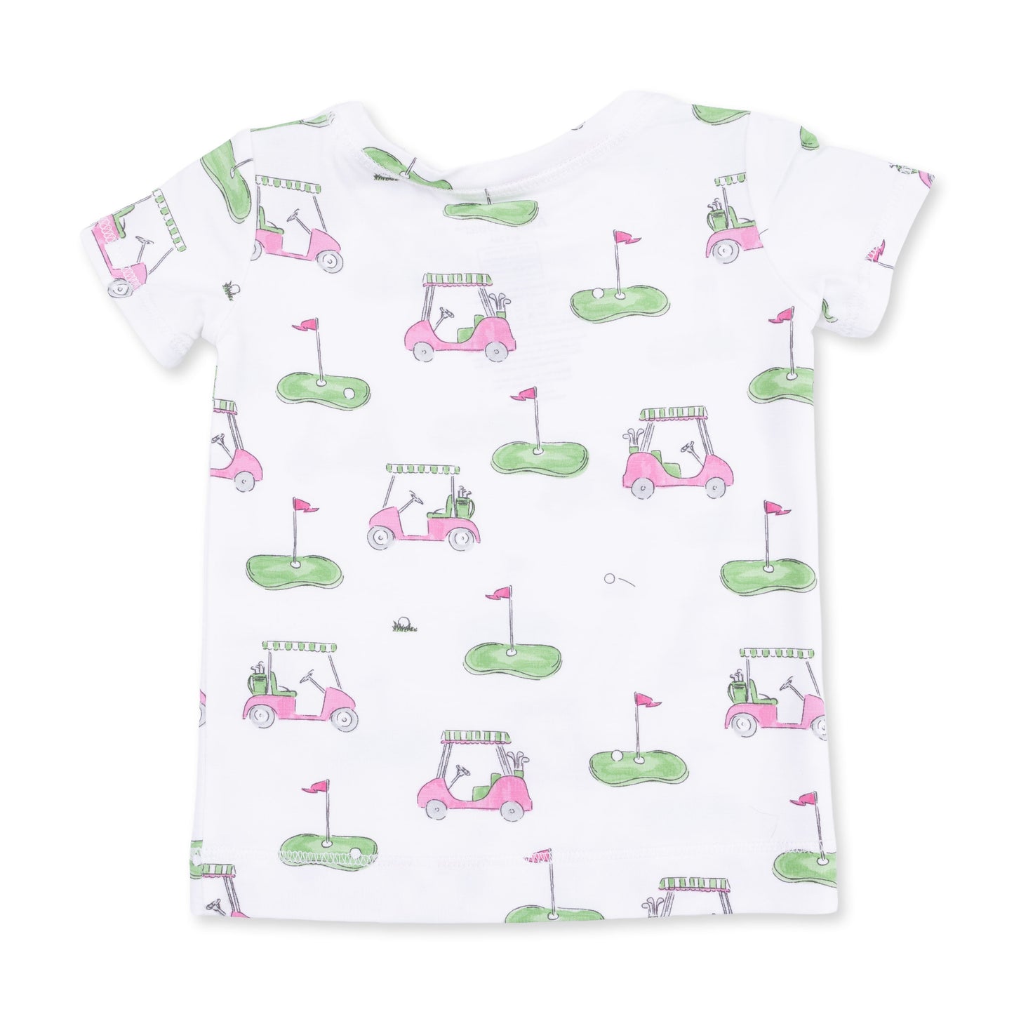 Golf Carts Pink - Short Sleeve Loungewear Set