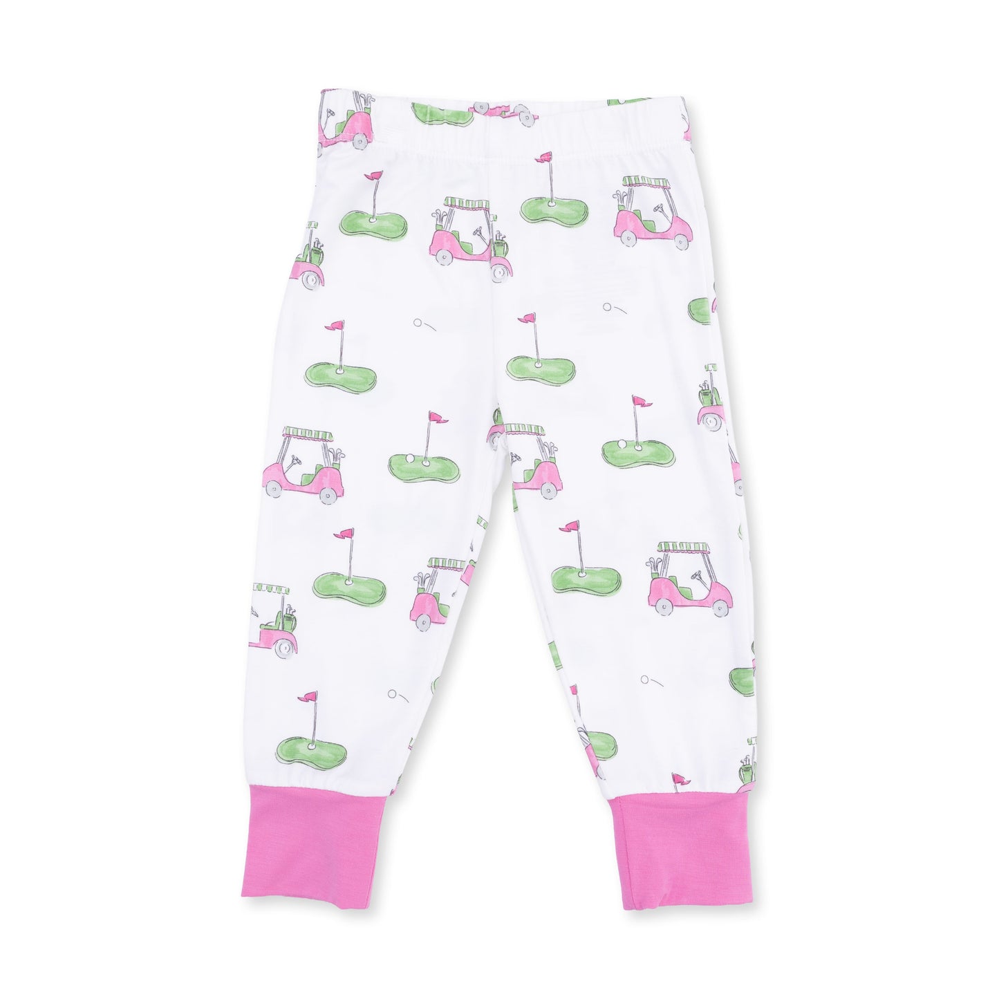 Golf Carts Pink - Short Sleeve Loungewear Set